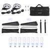 Andoer Studio Fotoverlichting Kit met 2 * Softbox Celsius 2 * 4-in-1 Lampvoet Celsius 8 * 45W Lamp Celsius 2 * Statief Celsius 1 * Draagtas U