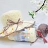 Rihe Rattangarn Natur Lafitegras Handgefertigt Häkeln Sommer Lafitebandgarn DIY Handgefertigt Sommer Strohhut Strandtasche