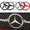 Car Sticker Hot 2026 For Benz Car Accessories Front Hood Grille Emblem Cover Auto Decoration Sticker for Mercedes Benz W204 W176