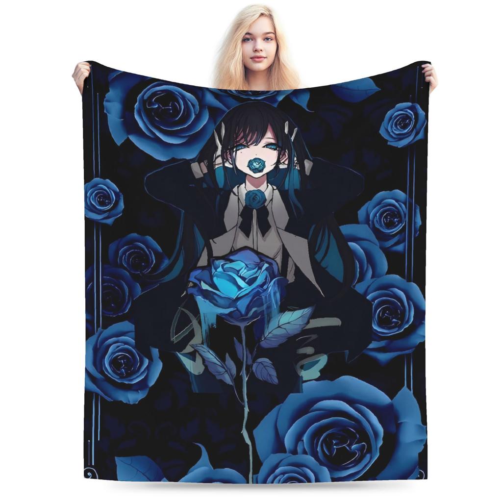 Ados World Tour Warm Soft Blanket Boy Girl Plush Throw Blanket Comfortable Bedroom Flannel Bedspread Sofa Bed Cover