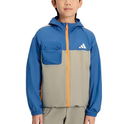 Urban Functional Water-Resistant Color-Block Sun Protection Lightweight Long Sleeve Jacket Kids Jackets KH0263