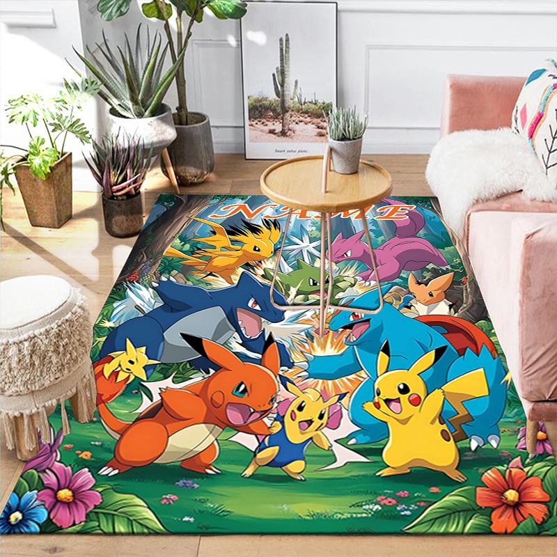 Custom 1Pc Pokmon Adventure Rug Office Carpet Indoor Outdoor Entrance Doormat Nonslip Soft And Comfortable Living Room D2915200