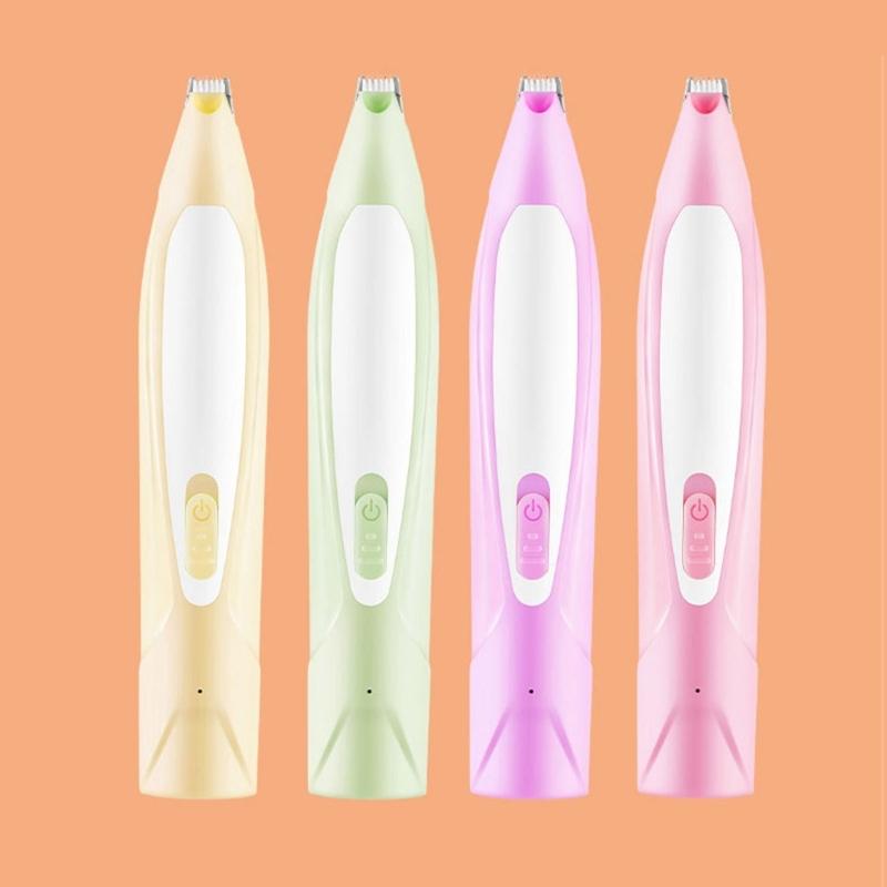 Cat Grooming Shaver with Light Low Noise USB Rechargeable Shaver Pet Hair Trimmers Set Suitable for Dogs Cats Long Hair
