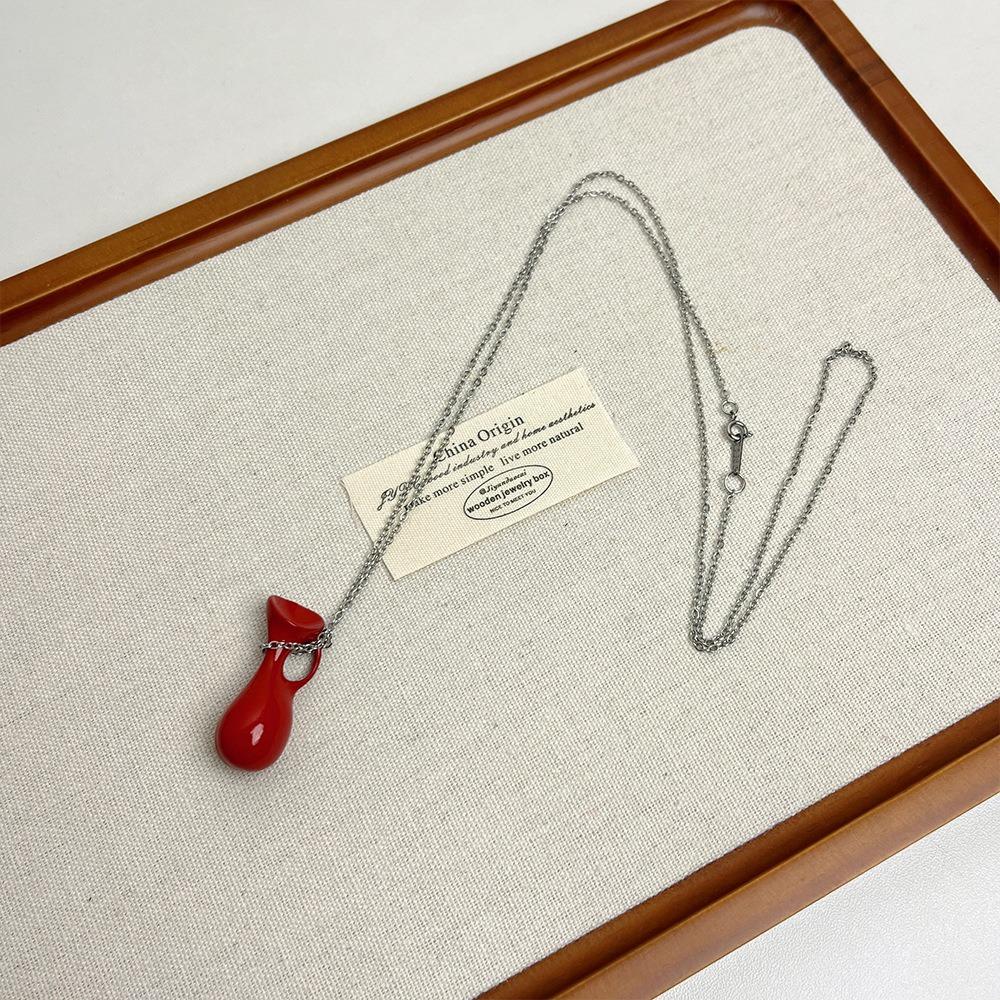 Jewelry Accessories Water Bottle Necklace Water Bottle Pendant Sweater Chain Accessories