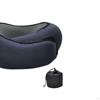 Airplane Travel Pillow Headrest Ergonomic Breathable Foldable U Shaped Soft Neck Support
