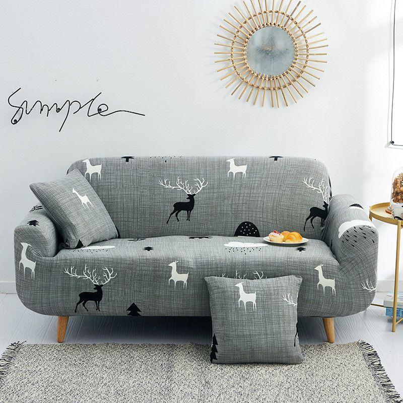 High-quality Geometric Flower Pattern Slipcover For Ultimate Sofa Protection And Style