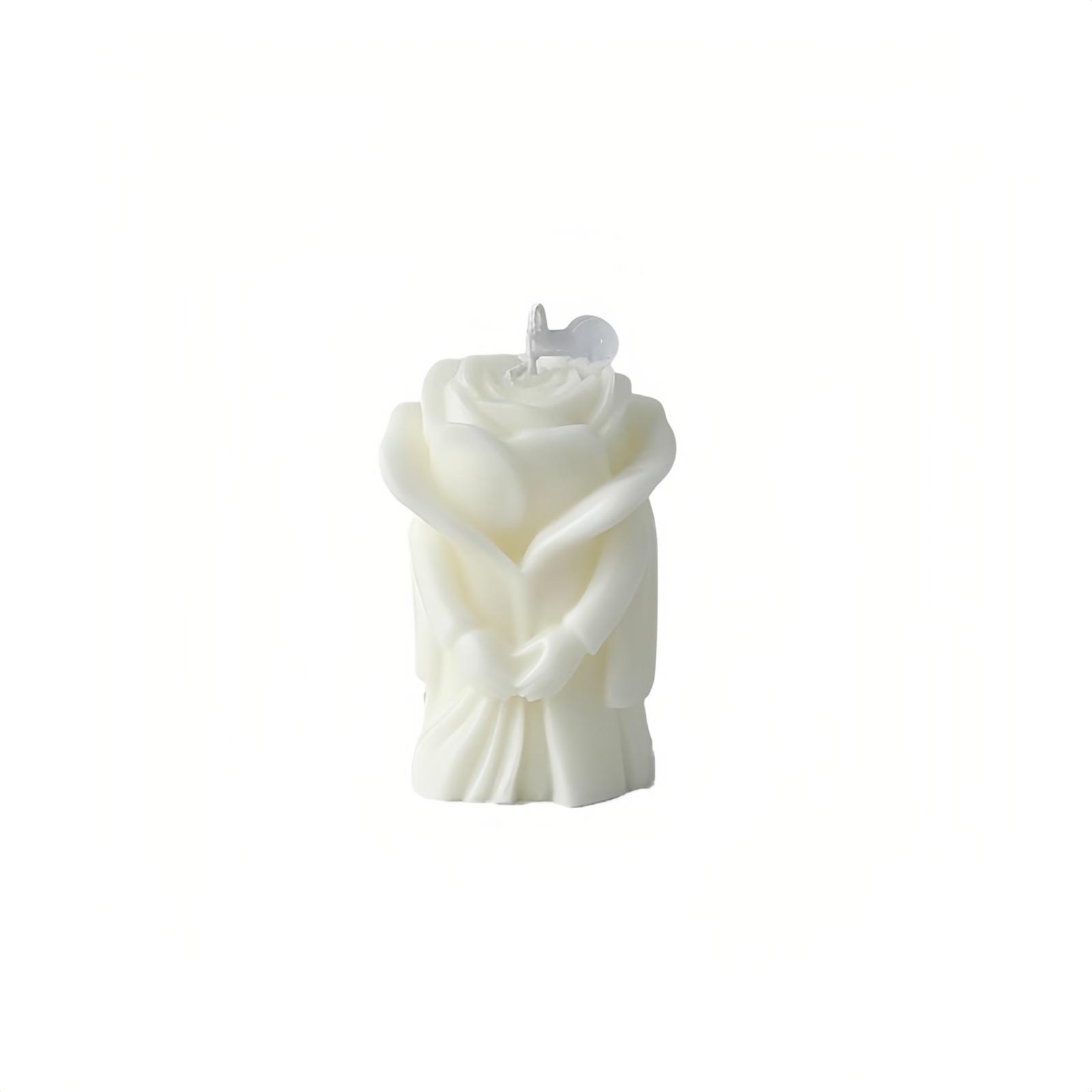 “ of Love”Rose Shaped Scented Candles, Home Décor, Valentine s Day/anniversary Gifts One Size