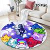 Aphmau Round Area Rug Carpet Rug For Living Room Bedroom Sofa Playroom Decor Nonslip Floor Mat