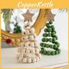 Handcrafted Wooden Christmas Tree Desktop Decor Stylish Holiday Accent For Christmas Celebrations