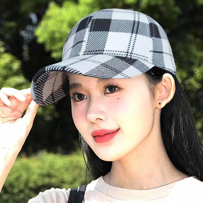 Classic Retro Plaid Striped Baseball Cap Men'S And Women'S Sunshade Casual Outdoor Fashion Cap
