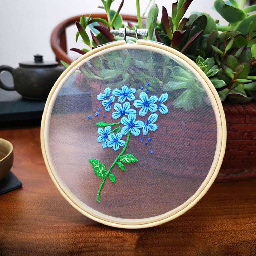 Accesorii de cusut pentru artizanat, ornament, flori, broderie, kit de cusut în cruce, cerc de brodat, ac perforator