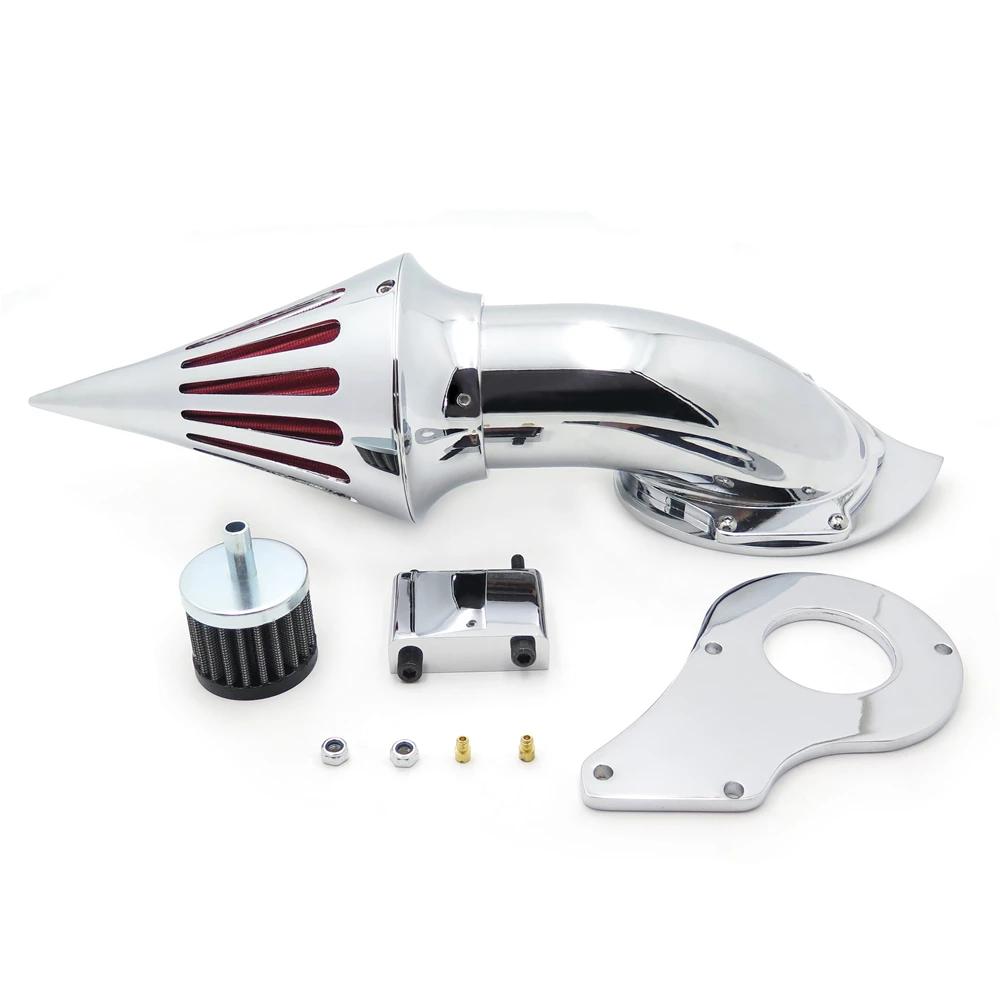 For Honda Shadow 600 VLX600 1999-2019 Spike Air Cleaner Kits Intake Filter Chromed Aftermarket Motorcycle Parts
