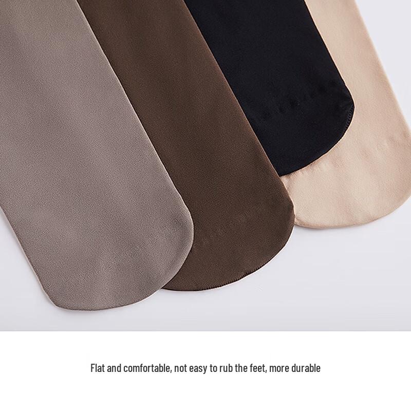 Langsha Women's Velvet Pantyhose with Bare Leg Effect