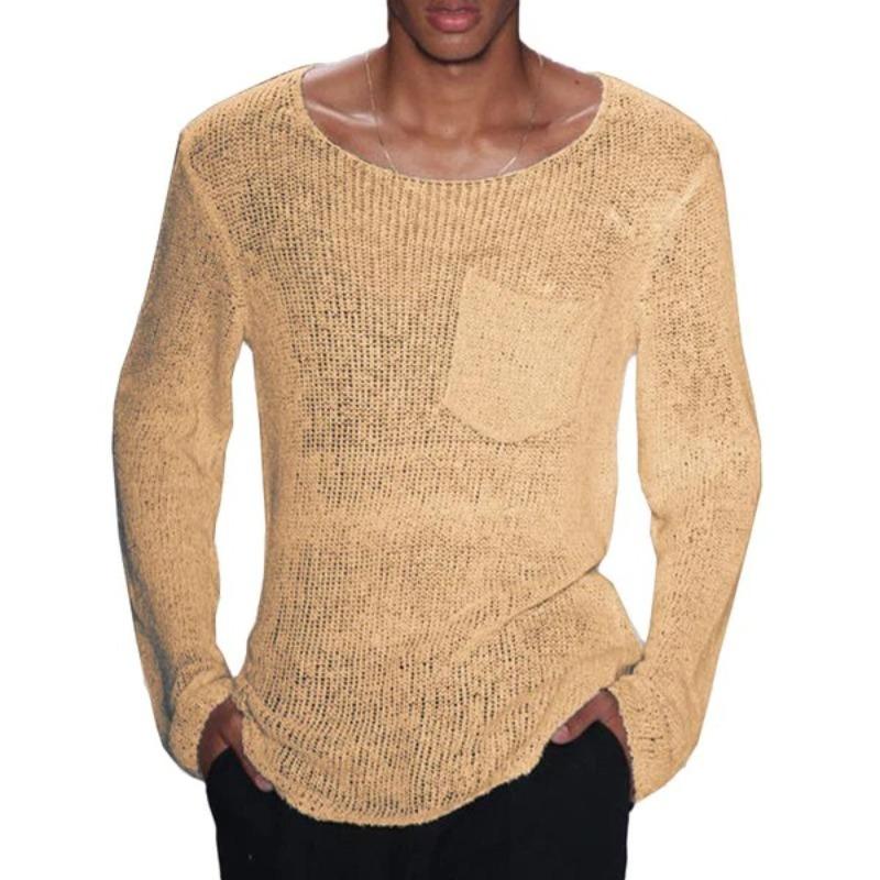 

Loose Fit Lightweight Crew Neck Pullover Sweater S белый
