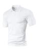 New Arrival Men's Summer Lightweight Solid-Colour Short-Sleeved Small-Check Collared Shirt