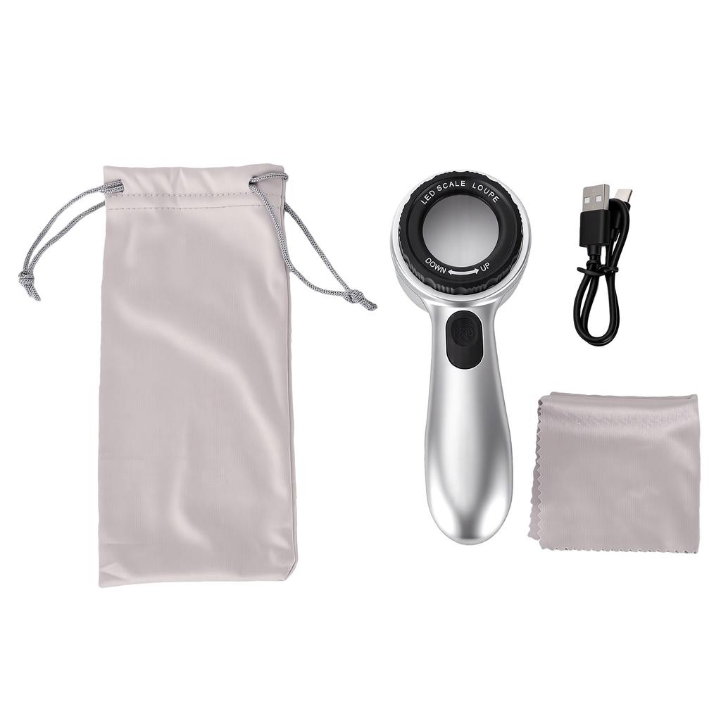 Tragbares Dermatoskop 30x HD-Vergrößerung 4 LED-Lichtmodi Handheld-Dermatoskop für den Heim- und Salongebrauch