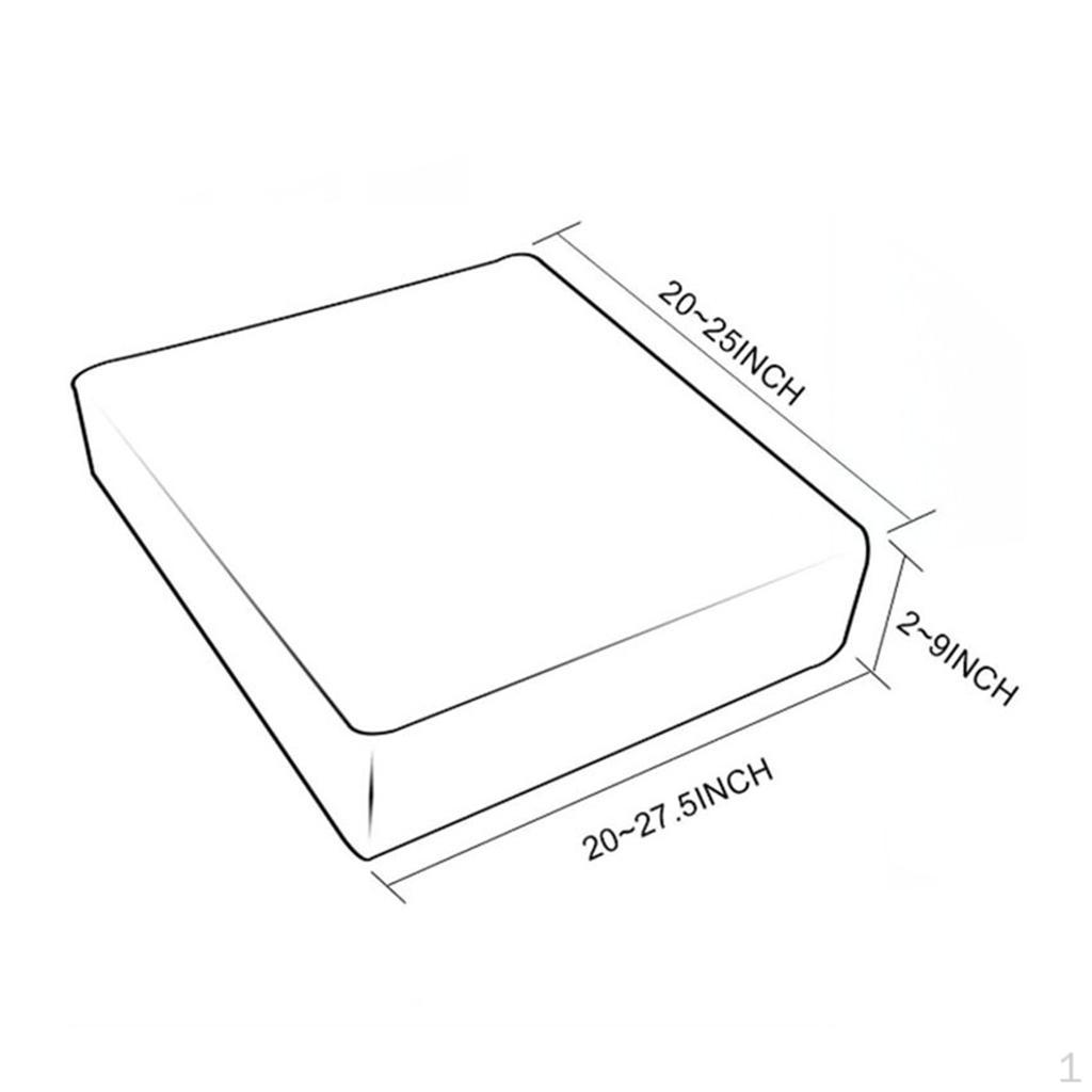 3pcs Waterproof PU Leather Sofa Seat Cushion Cover Coffee1 Seater 4100₽