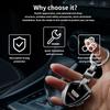 1PCS 3D Metal Car Logo Key Rings Keyring Logo Stying Shield Shaped Keychain For Cadillac XT5 XTS CTS BLS SLS DTS SRX Escalade Tiburon Deville
