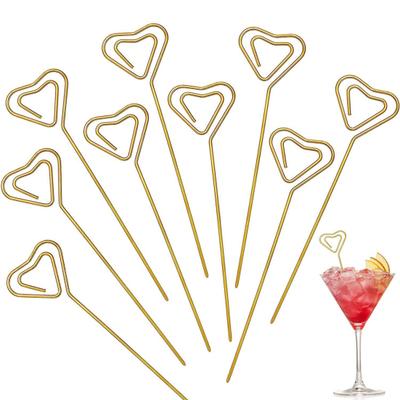 Stuzzicadenti per Bevande Resistenti al Calore Lunga Durata Decorativi Multiforma Riutilizzabili Bastoncini per Frutta