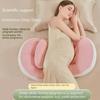 Women's Bolster U-shaped Lumbar Cushion Belly Pillow Maternity Care Body Pillow Cotton Lumbar Side Sleeper Cushion Sleep Bedding
