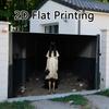 Single pack 2D flat printing Halloween printed garage door wall hanging fabric.zyc