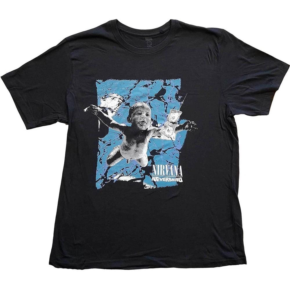 Nirvana Unisex TShirt Nevermind Cracked S