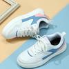White Shoes PU Leather Board Shoes Women Breathable Casual Sneakers Men Lace-up Trendy Running Trainers Anti-slip Waterproof