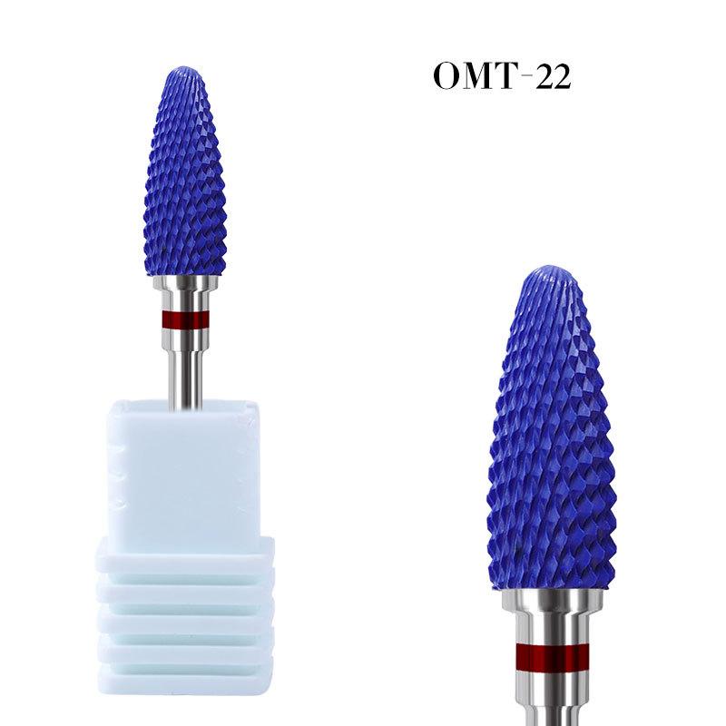 Electric Nail Drill Bit Milling Cutter Ceramic Tungsten Carbide Polishing Grinding Head For Manicure Cutters Nail Art Tools