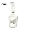 Cleaning Tablet Dispenser for Toilet Tank Holder, Adjustable Hanging Controlled Dispenser, with Rustproof Bleach Storage Basket Hook, Plastic Carrier
