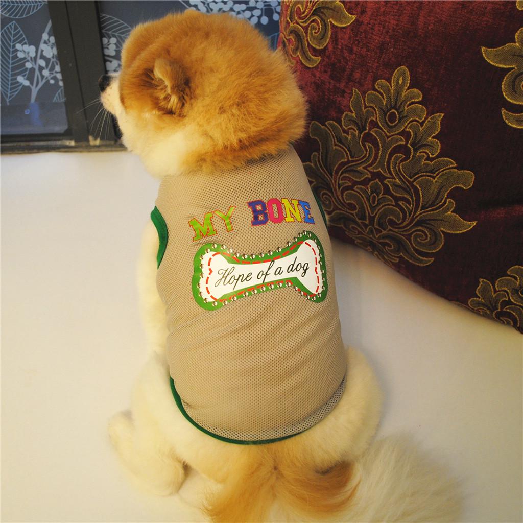 Pet Dog Bottoming Fine Print Mesh Shirt Clothes Lace Breathable Vest