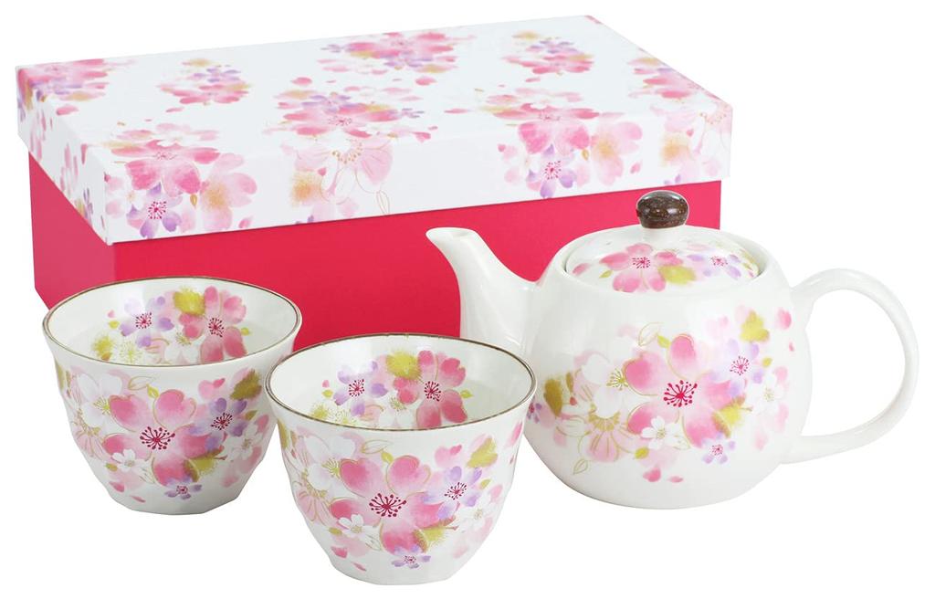 Ceramic Ai Hanakanro Pair Teapot 3923