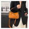 Lychee Pattern Portable Shoulder Messenger Bag, Fashionable and Practical.