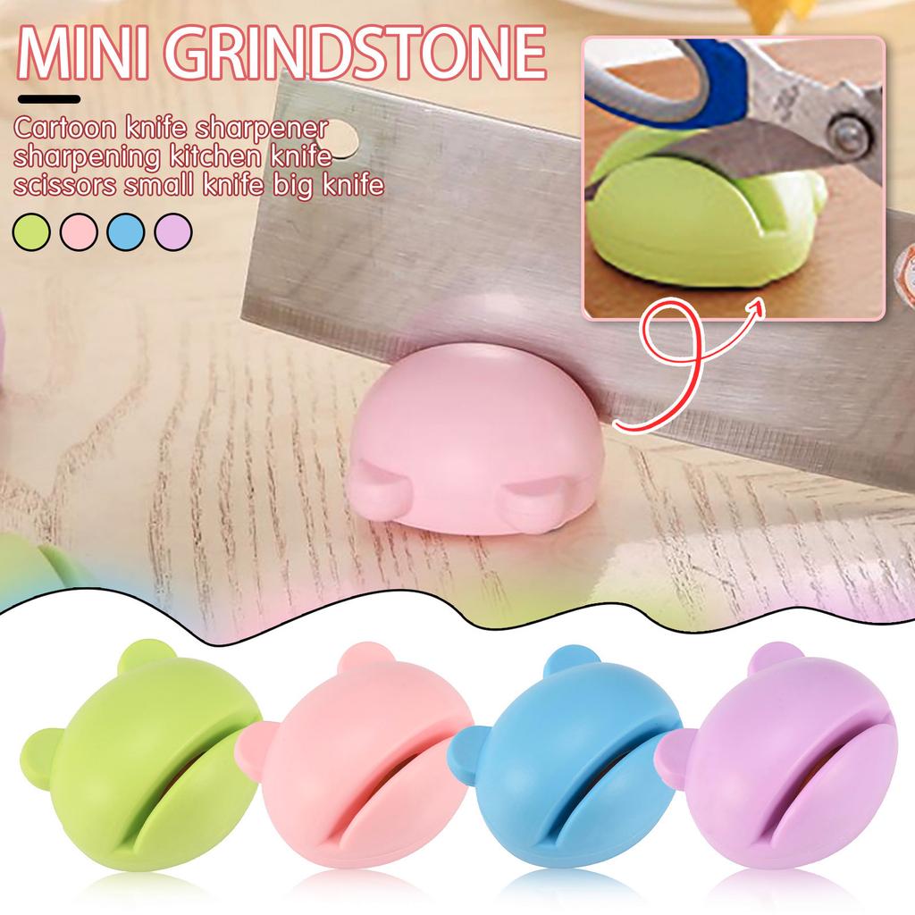 Kitchen Creative Knife Sharpeners, Household Cartoon , Stable Multifunctional Knife Sharpeners. Easy To Carry