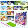 1117 DIY Diamond Painting Desk Calendar Kit 11 Month with Diamond Pen Tray Handmade Art Craft Decor Gift for DIY Art Enthusiasts