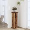 Vidaxl Plant Stand, Old Wood, 33X33X100 Cm