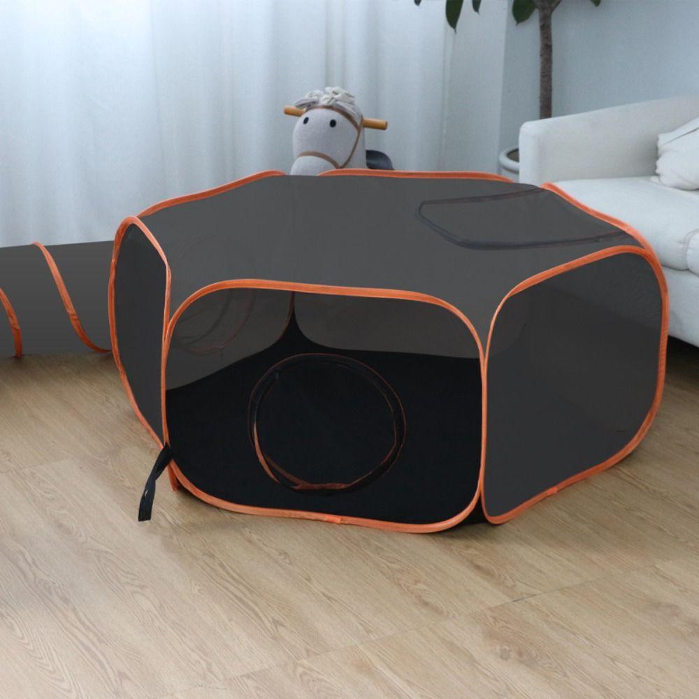 Foldable Enclosure Cat Tents Large Space Puppy Fence Portable Pet Cage  Rabbit