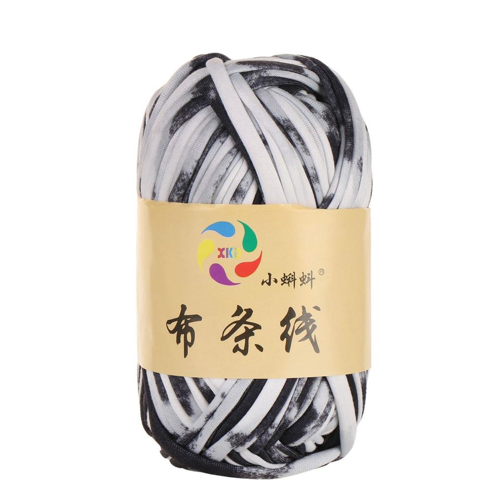 Needlework Knitting Crochet Yarn Printed Fabric Strips Line Colorful Segment Dyed Fabric Strips Line Handmade Diy Knitting Yarn Ball