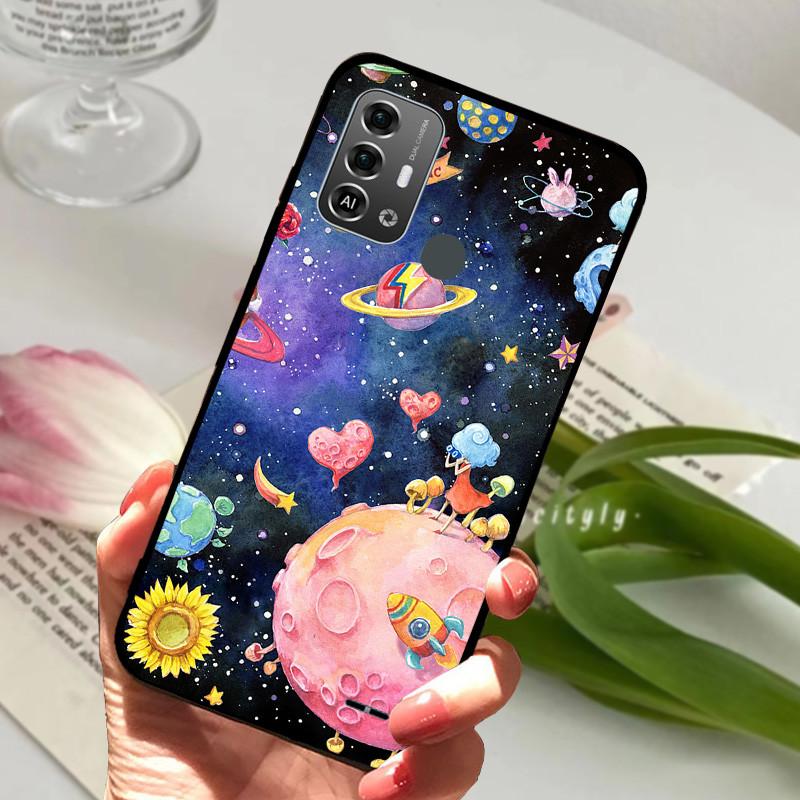Für ZTE Blade A53 Pro Hülle Stoßfest Weiches TPU Silikon Handyhülle Für ZTE Blade A53 Pro Funda A53Pro Capa Cartoon Schalen