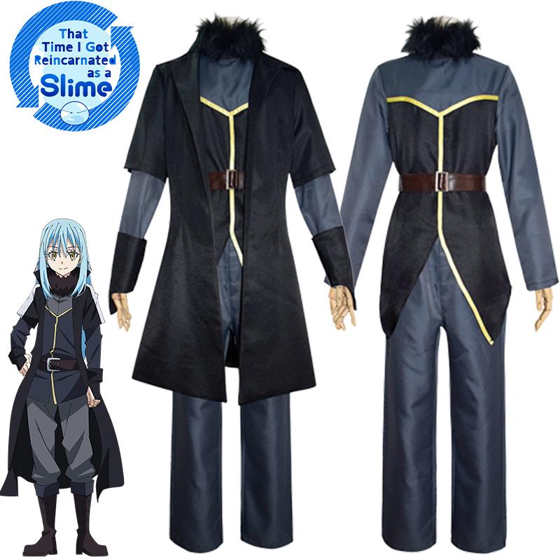 Regarding Reincarnated To Slime Rimuru Tempest Cosplay Coat Carnival Prop Party