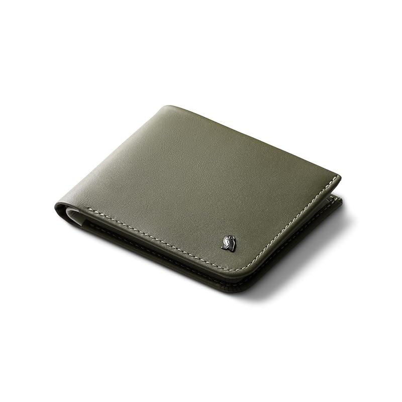 

[Bellroy] Hide & Seek, slim leather wallet, RFID selectable (with up to 12 cards) - Willow