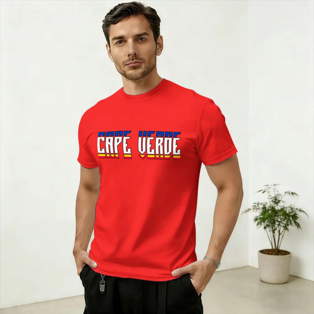 Proud Cabo Verde Flag T Shirt Unisex 100 Cotton Humorous TShirt O Neck Tees Short Sleeve Clothing 4XL 5XL 6XL
