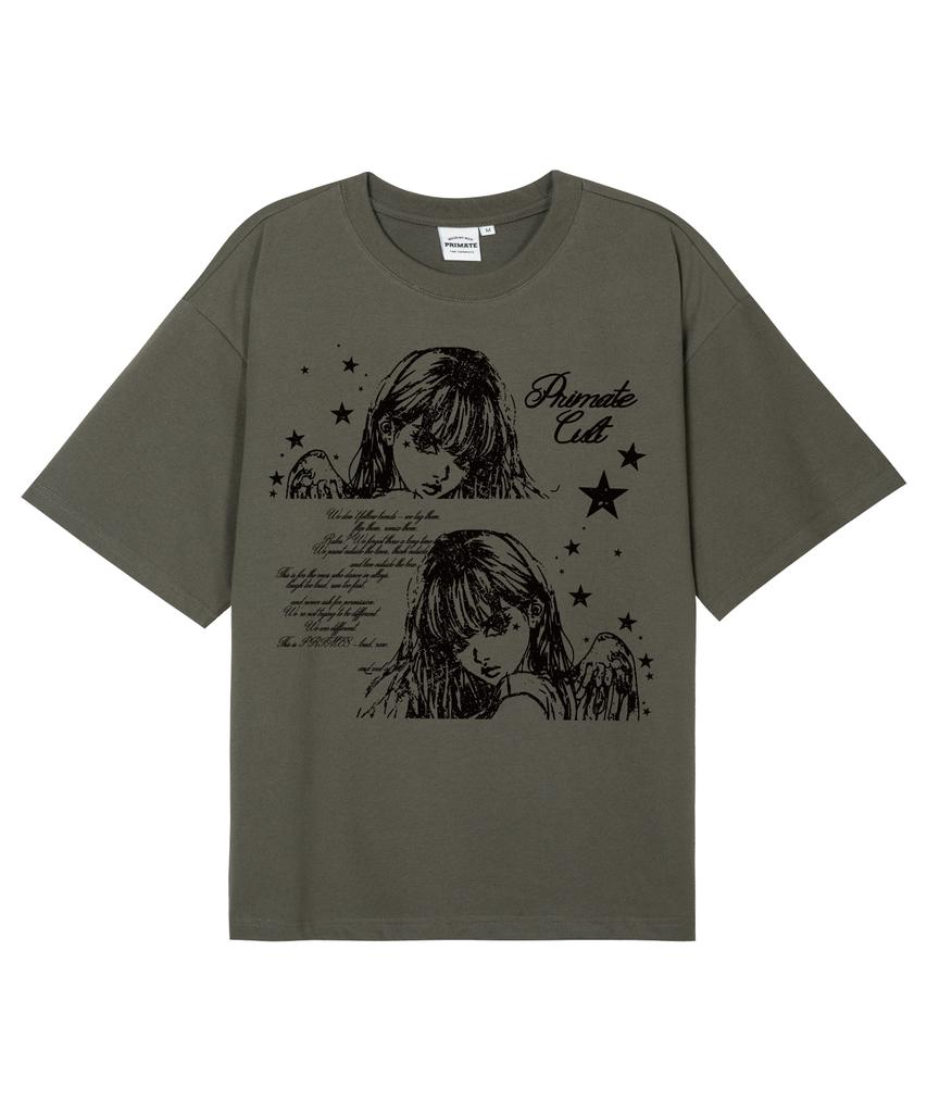 PRIMATE Victoria Oversized Short Sleeve T-Shirt 8 Colors (Type B)