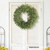 Artificial Green Leaf Wreath for Home Decoration and Venue Arrangement