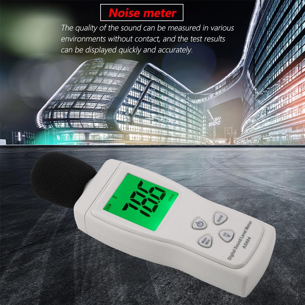 SMART SENSOR AS804 Digital Sound Level Meter Testing Monitor 30-130dBA