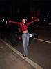 Women's Y2K Striped Long-Sleeve Cropped T-shirt with Shoulder Pads - Autumn/Winter Pure Desire Sweet Spicy Style