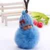 Imitation Rex Rabbit Fur Sleeping Doll Keychain - Cute Sleeping Baby Bag Pendant Gift