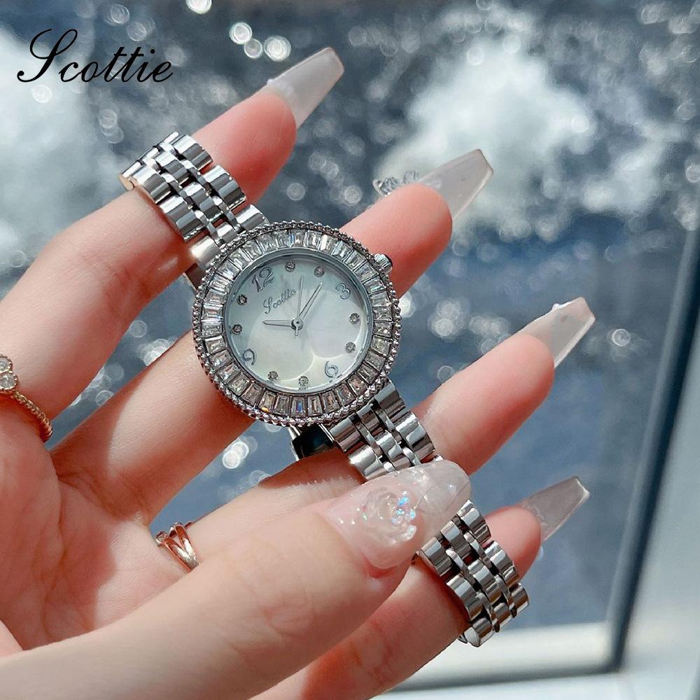 9691B Women'S Watch Steel Belt Full Of Diamonds Watch Women'S High Value