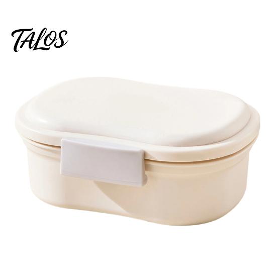 Talos Crisper Box, with Divided Compartments, Leakproof Seal Food Storage Container, for Baby Meals Fruits And Picnic Snacks