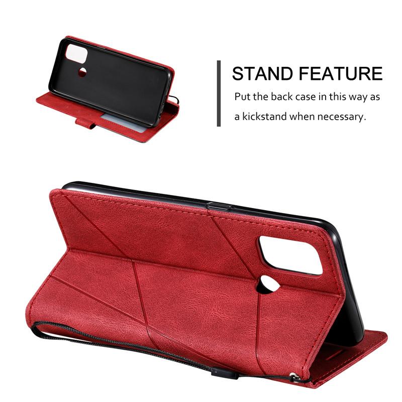 OPPO A53 Case Leather Case For Fundas OPPO A 53 A52 A72 A92 A31 A5 A9 2020 A33 A73 A93 A32 A7 A5S A3S F17 F11 Pro Case Cover