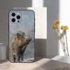 Cute Wild Boar Animal For iPhone 8,7,11,12,15,14,13,16,17,Plus,Pro Max,XS,X,XR,SE,Mini,Soft Silicone Black Case